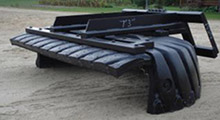 Forward Rubber Manure Scraper